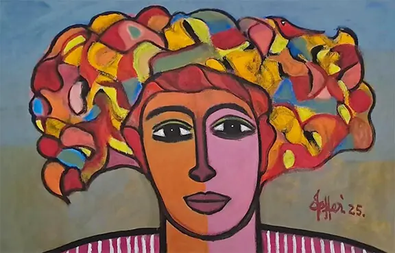 Some of the artworks displayed at the exhibition.—Fahim Siddiqi / White Star