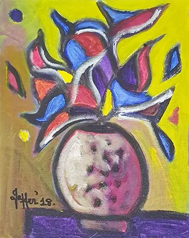 Some of the artworks displayed at the exhibition.—Fahim Siddiqi / White Star