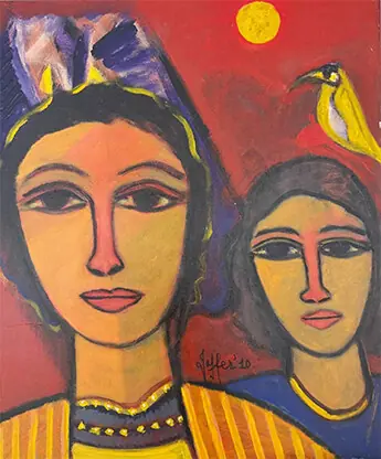Some of the artworks displayed at the exhibition.—Fahim Siddiqi / White Star