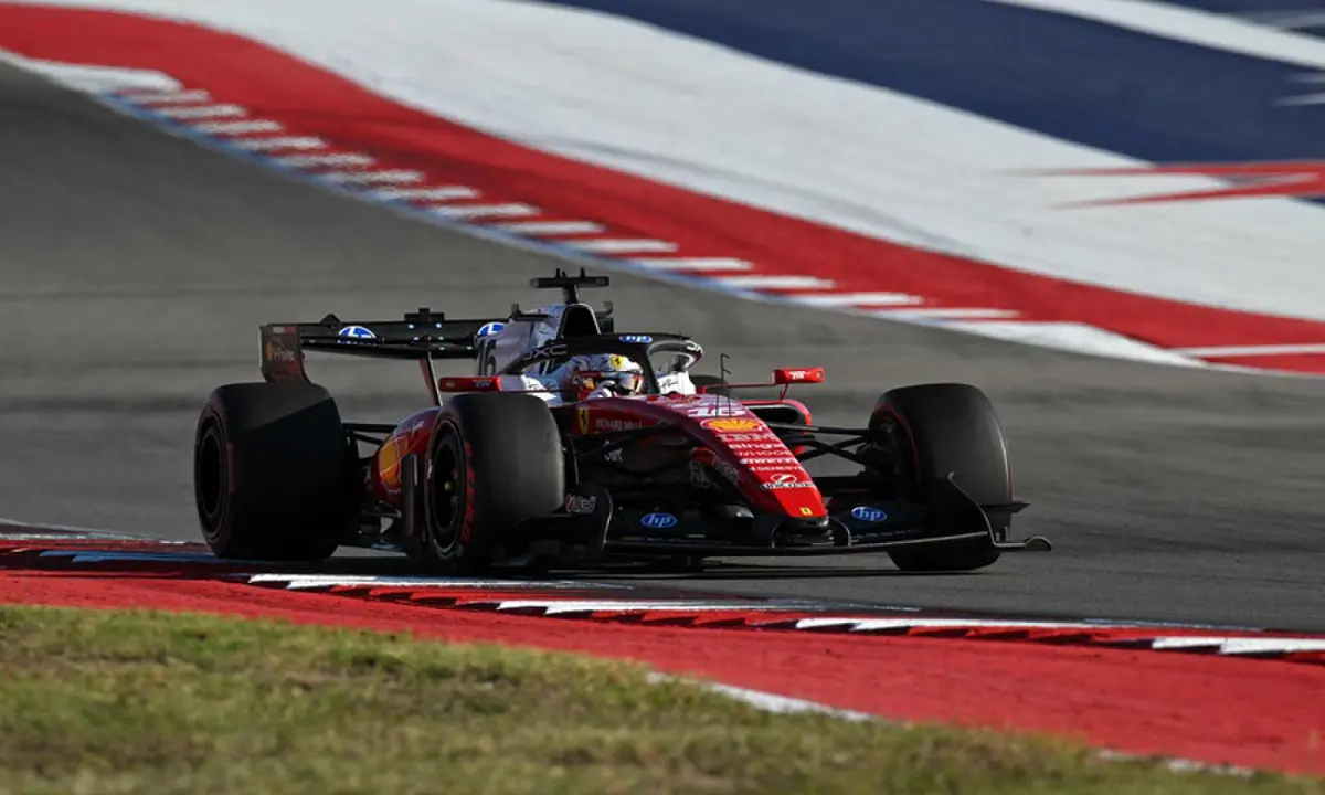 Leclerc tops times for Ferrari in practice for US Grand Prix