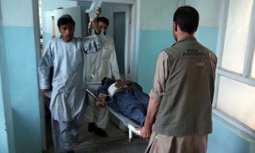 Blast targeting Afghan police commander kills seven