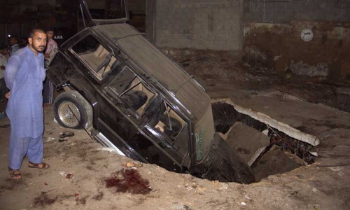 Blast at football stadium kills seven in Lyari