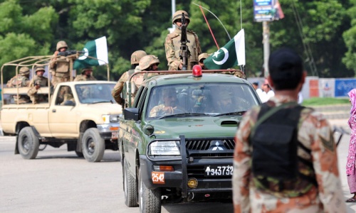 Bomb targeting army truck kills one, wounds 16 in Karachi