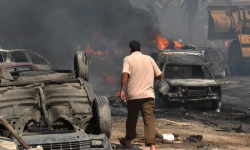 Car bombs at Lebanon mosques kill 42, wound hundreds