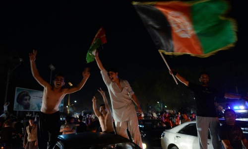 Kabul erupts with joy after South Asian football victory