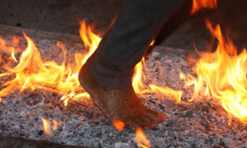 Walk on burning coal track: 18 booked for practicing inhuman tribal ritual
