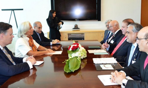 IMF chief praises &lsquo;essential&rsquo; economic steps by Nawaz govt