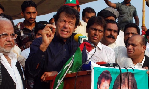 Imran urges CJ to take up PTI&rsquo;s rigging complaints