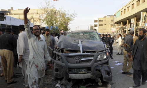 Bomb blasts kill 10 in all four provinces