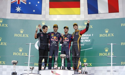 Vettel wins Japanese Grand Prix but world title on hold