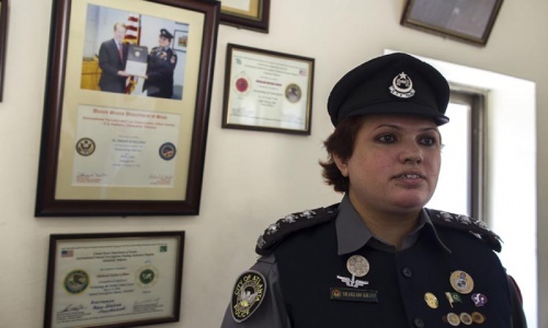 Pakistan's women police fight criminals, militants and scorn
