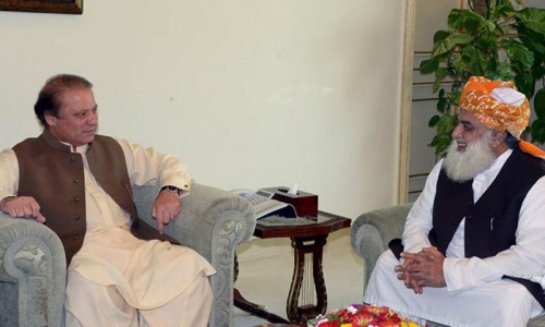 Nawaz, Fazl discuss Taliban talks, JUI-F inclusion in govt