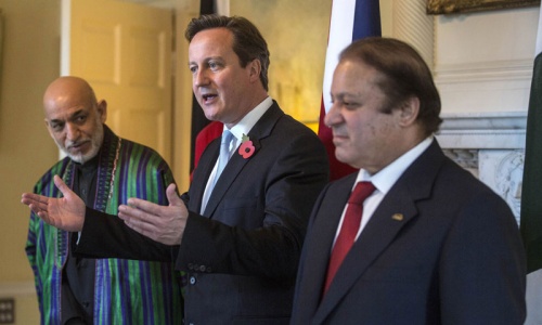 Nawaz, Karzai, Cameron reaffirm commitment for Afghan peace Nawaz, Karzai, Cameron reaffirm commitment for Afghan peace