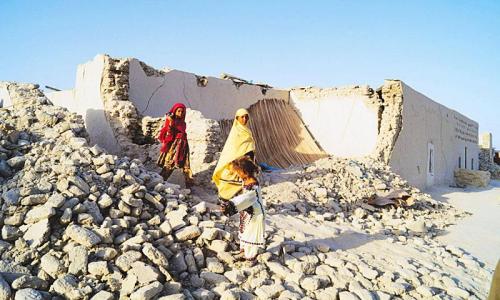 Special report: The Awaran earthquake &ndash; Fear in a handful of dust