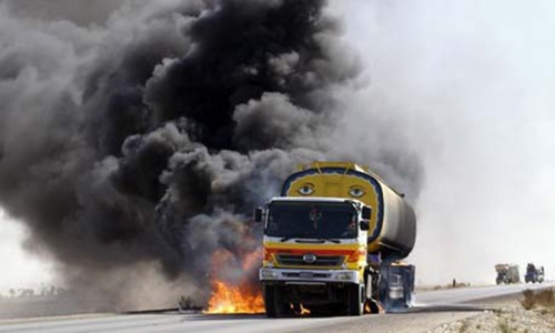FC kill gunmen suspected of torching Nato tankers in Sibi