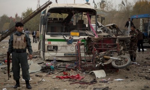 At least six killed in Kabul suicide attack At least six killed in Kabul suicide attack