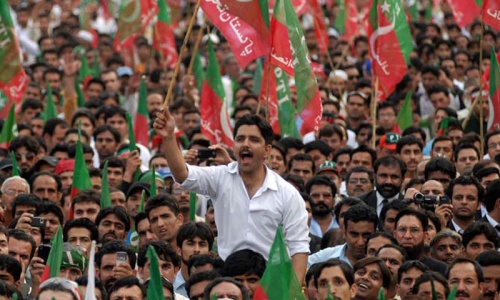 Peshawar sit-in throws PTI mandate into question