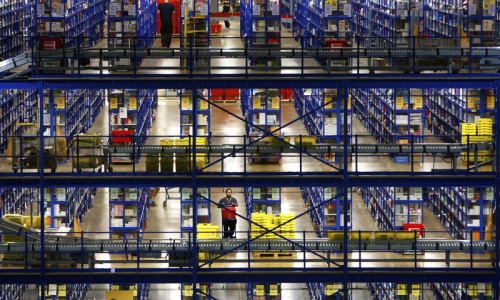 Amazon Germany says more worried about snow than strikes