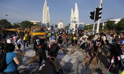 Thailand protests subdue for King's birthday Thailand protests subdue for King's birthday