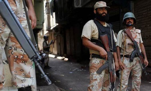 Seven Rangers personnel injured in Karachi explosion