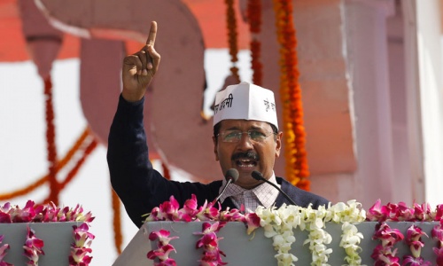 Kejriwal sworn in as Delhi Chief Minister Kejriwal sworn in as Delhi Chief Minister