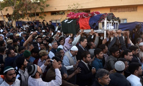 Karachi's toughest cop Aslam laid to rest