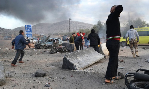 Bomb attacks on Syria-Turkey border post kill 16