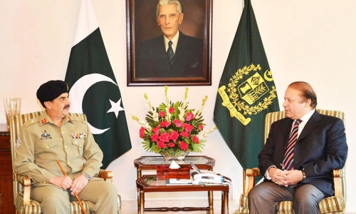 Sharif, COAS discuss security situation
