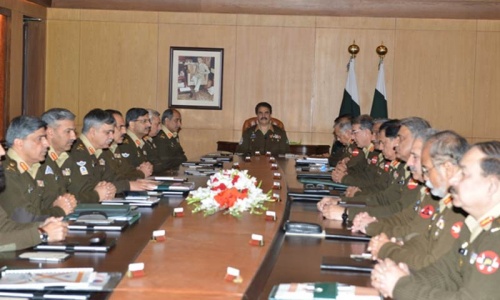 Corps commanders meet