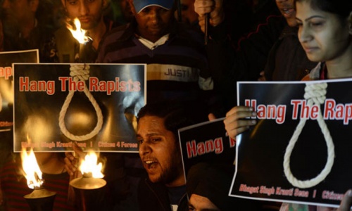 Indian court sentences three to death for fatal gang-rape Indian court sentences three to death for fatal gang-rape