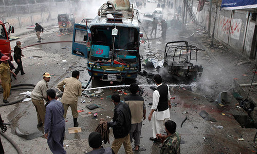 Blast kills 10, injures 35 in Quetta