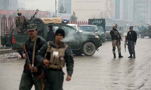 Multiple Afghan suicide attack kills ten police