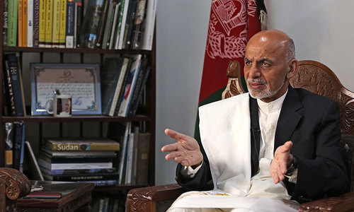 Afghan candidate Ashraf Ghani Ahmadzai praises Karzai