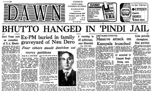 Remember: The day ZA Bhutto was hanged