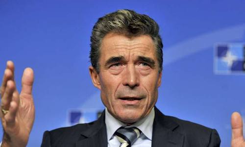 Nato chief warns Russia against intervening further in Ukraine