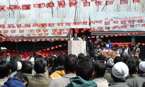 Five die in India-held Kashmir clash head of polls