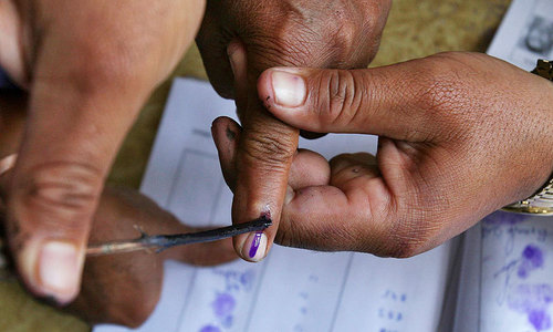 In India, show the finger after voting, get cheaper gas and food
