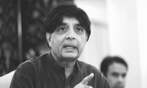 No deadlock in talks: Nisar
