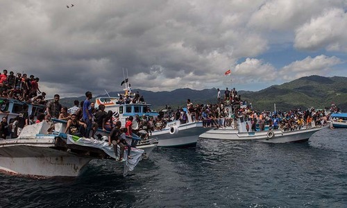 Boat capsizes in Indonesia; seven dead, 30 rescued