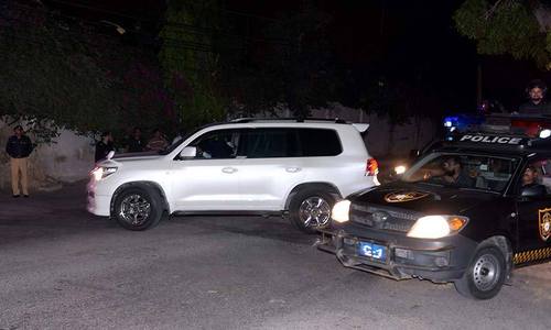 Musharraf lands in Karachi amid tight security