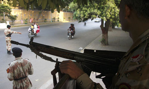 Blast near Rangers headquarters in Karachi; five injured