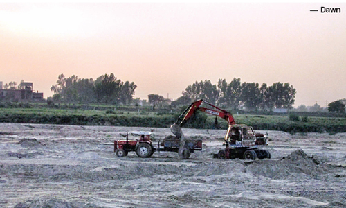 Unprecedented increase in sand-lifting contract bid in Gujrat Unprecedented increase in sand-lifting contract bid in Gujrat