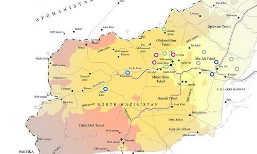 Operation Zarb-i-Azb: Interactive map