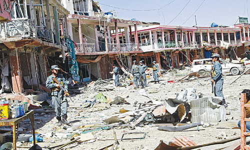 Taliban attack offices of police, spy agency; 18 killed