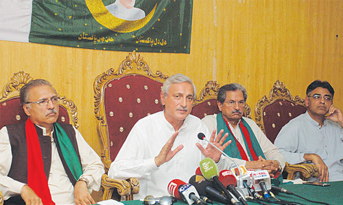 Thousands of PTI workers arrested, claims Tareen