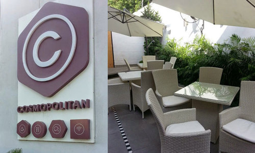 Cosmopolitan cafe: Modern decor, sinfully amazing dessert