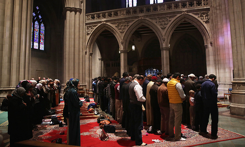 In a first, Muslims pray inside Washington’s National Cathedral In a first, Muslims pray inside Washington’s National Cathedral