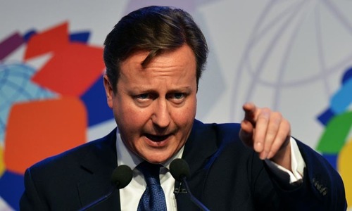 Cameron urges migrant curbs, warns of Britain&rsquo;s EU exit