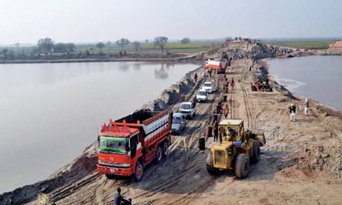 Restored road opens to traffic after four-month delay