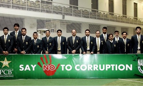 Cricketers say no to corruption